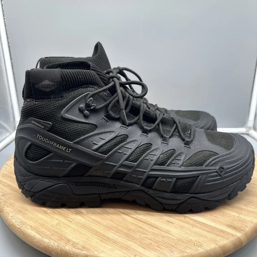 Merrell Moab Velocity Tactical Mid Waterproof Mens 14 Black Tactical Boots
